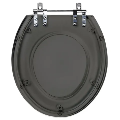 Tampa de Vaso Poliéster Avalon Fumê Translúcido para louça Ideal Standard