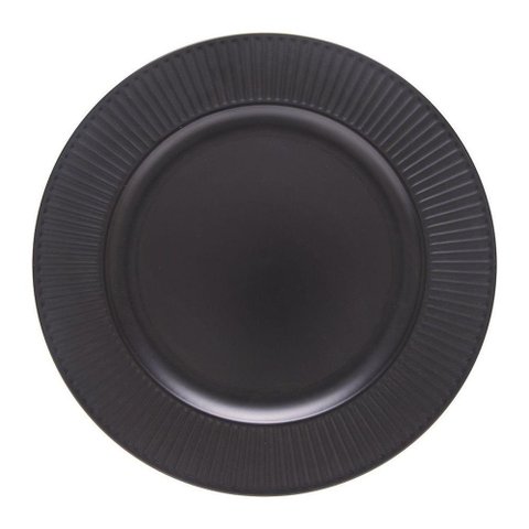 Sousplat Copa e Cia Galles Radial Preto