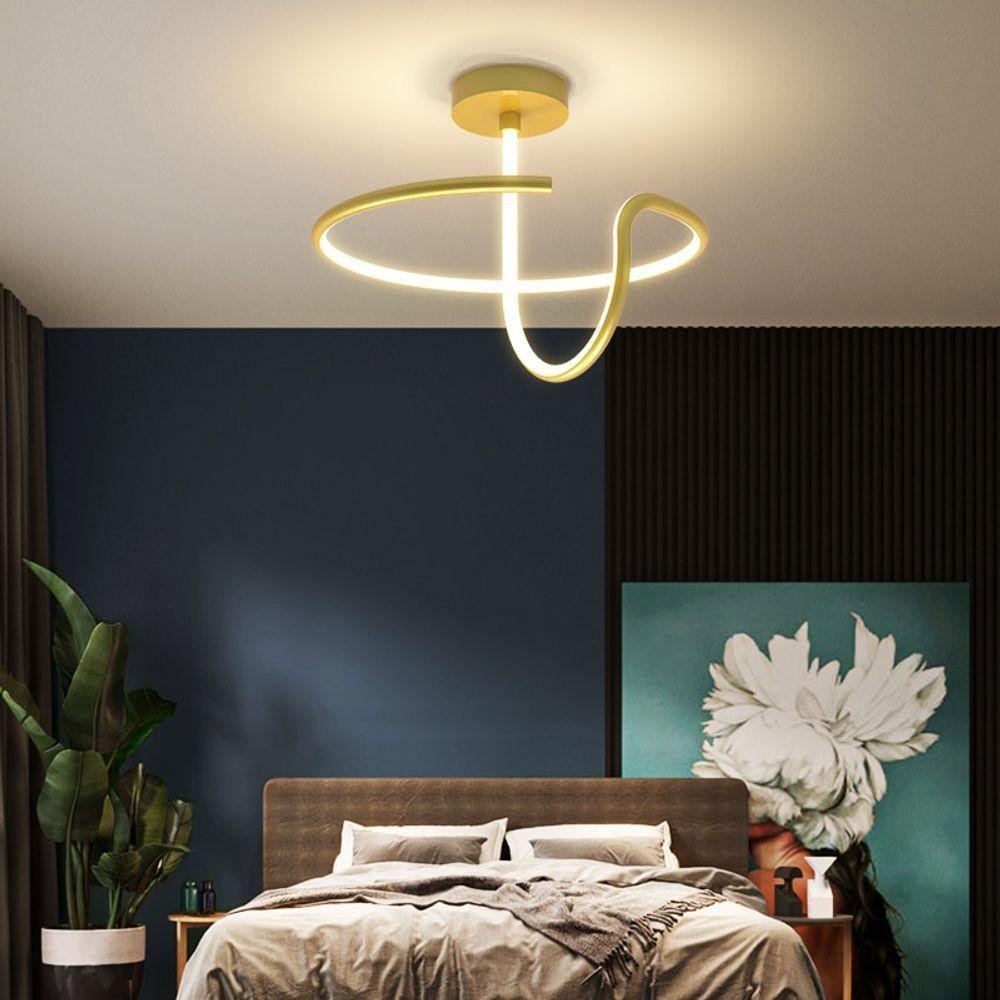 Plafons Luz De Teto Lâmpadas Luzes Gold B742cm 42cm | MadeiraMadeira