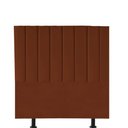 Ver imagem 1 de Cabeceira Estofada Carla 100cm Solteiro Para Cama Box Quarto Suede Terracota Telha - Gat Magazine