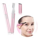 Ver imagem 4 de Mini Depilador Elétrico Sobrancelhas Buço Caneta Depiladora Caneta Rosa