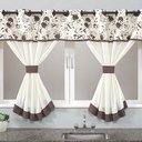 Ver imagem 1 de Cortina de Cozinha Home 2,00m X 1,40m para Varão Simples - Coffee