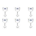 Ver imagem 1 de Conjunto Com 6 Taças Gin 580 Ml