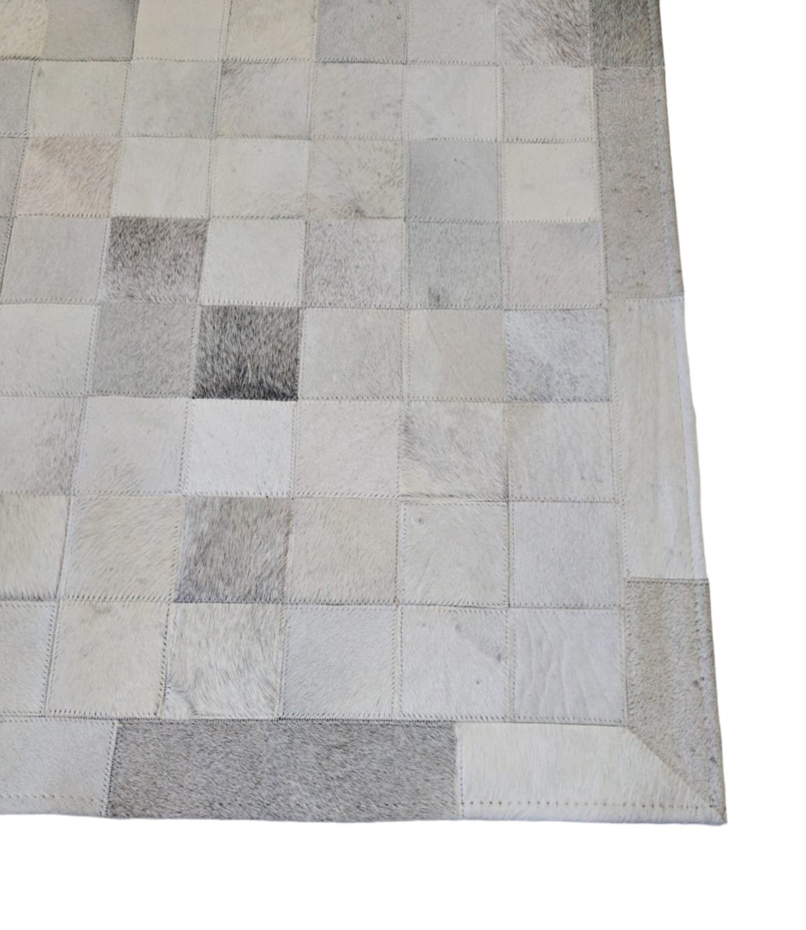 Tapete de Couro Natural Premium Cinza 2,00 X 1,50 M - 2