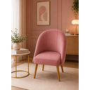 Ver imagem 2 de Kit 2 Cadeira Lua Decorativa Poltrona Lua Sala de Estar Salão Quarto Estética Decoração Recepção-Ext