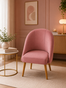 Ver imagem 2 de Kit 2 Cadeira Lua Decorativa Poltrona Lua Sala de Estar Salão Quarto Estética Decoração Recepção-Ext