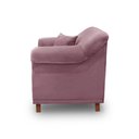 Ver mais imagens de Kit 2 Poltronas Decorativas com 2 Almofadas Armstrong Veludo Uva - Gran Belo