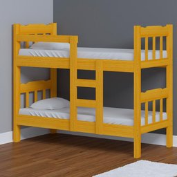 Beliche Que Vira Duas Camas Cerejeira Perola Nemargi - 1