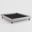 Ver imagem 1 de Cama Casal Japonesa 156cm Pés Madeira Haru Factor Off White - Sallar Home