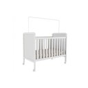 Ver imagem 1 de Berço Infantil Cloe 2 em 1 Branco - Peroba