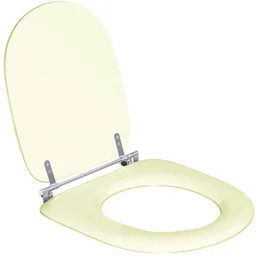 Assento Sanitário Almofadado Calypso Bege Claro (Biscuit) para vaso Incepa - 2