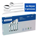 Ver imagem 7 de Jogo de Talheres Faqueiro Inox 24 Peças Búzios Tramontina