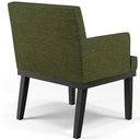 Ver imagem 7 de Kit 02 Poltronas Decorativas para Sala de Estar Base Preto Beatriz W01 Linho Verde - Lyam Decor