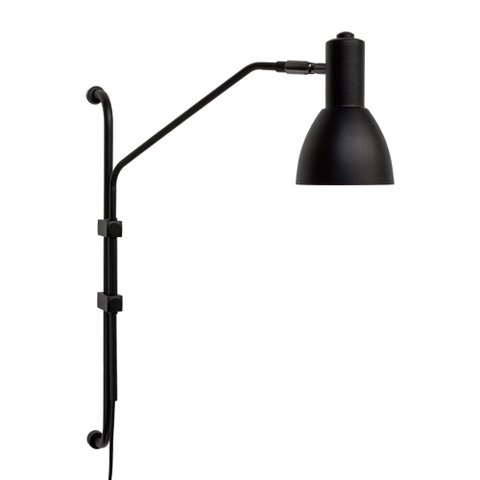 ARANDELA ROMA BRACCIO COM INTERRUPTOR COR PRETO