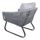 Ver imagem 2 de Poltrona Milão em Alumínio e Corda Sintetica Jardim Trama Original