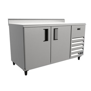 Balcão de Encosto Refrigerado Venâncio 1,5m 220V Liso Espelhado VCFRH15-32906