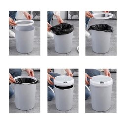 Lixeira Cozinha Banheiro Escritório Automática C/ Sensor 12L - 6 Lixeira Cozinha Banheiro Escritório Automática C/ Sensor 12L - 6