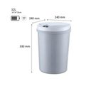 Ver imagem 2 de Lixeira Cozinha Banheiro Escritório Automática c/ Sensor 12L