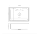 Ver mais imagens de Kit Cuba Cozinha Gourmet Aço Inox 60x42 Cm e Torneira Slim L Prata Brinovar
