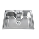 Ver imagem 4 de Kit Cuba Cozinha Gourmet Aço Inox 60x42 Cm e Torneira Slim L Prata Brinovar