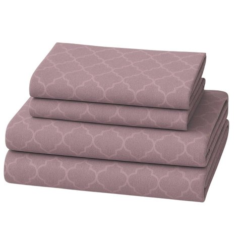 Jogo Cama Casal Toque Acetinado 4 Peças Embossed Casa Mia Admirare - Escarlate
