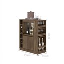 Ver imagem 2 de Aparador Bar Adega Petrus Montana 1 Prateleira MDP 73cm Marrom
