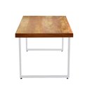 Ver imagem 2 de Mesa para Área Gourmet Industrial Bernardo Retangular Mdf 150cm Branco Feito pra Mim
