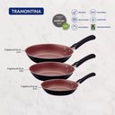 Ver imagem 2 de Jogo de Frigideiras Linz Antiaderente 3 Peças - Tramontina