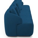Ver mais imagens de Sofá 5 Lugares para Sala de Estar Living 394cm Arlo F04 Veludo Azul Marinho Tc-12012 - Lyam Decor
