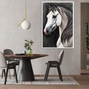 Ver imagem 4 de Quadro Decorativo Cavalo Sala Quarto Moldura Cx Alta 40x60