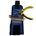 Ver imagem 3 de Pulseira Ima Magnetico Ferramenta Prego Pino Broca Parafuso Obra Reparo Construçao Bracelete Organiz