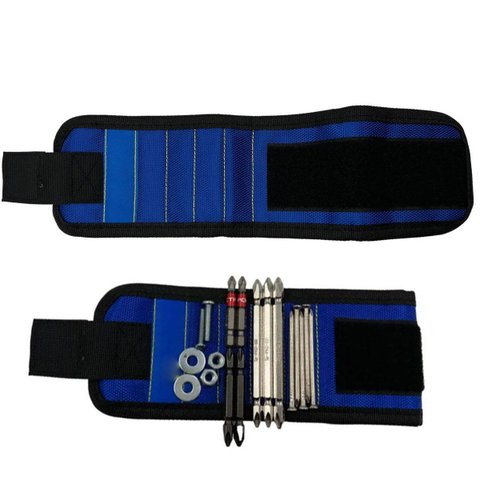 Pulseira Ima Magnetico Ferramenta Prego Pino Broca Parafuso Obra Reparo Construçao Bracelete Organiz