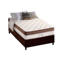 Ver imagem 1 de Cama Box Solteiro: Colchão Molas Ensacadas King Best Brown + Base Crc Suede Brown (96x203)
