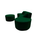 Ver mais imagens de Sofá Modular Orgânico Monterrey 260cm + Puff Bouclé Verde