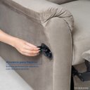 Ver imagem 6 de Poltrona Reclinável Automática Solo CabeCasa MadeiraOriginals