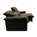Ver imagem 5 de Sofá Retrátil Reclinável Paris 1,80m Suede Velut Marrom Claro Molas no Assento - King House