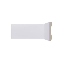 Rodape 10cm Liso Branco Poliestireno Lev101 - Santa Luzia - 1