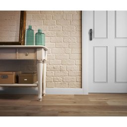 Rodape 10cm Liso Branco Poliestireno Lev101 - Santa Luzia - 3