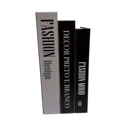 Livro Enfeite Porta Objetos 3 Caixas Organizadoras - Decorativo Ro - 2