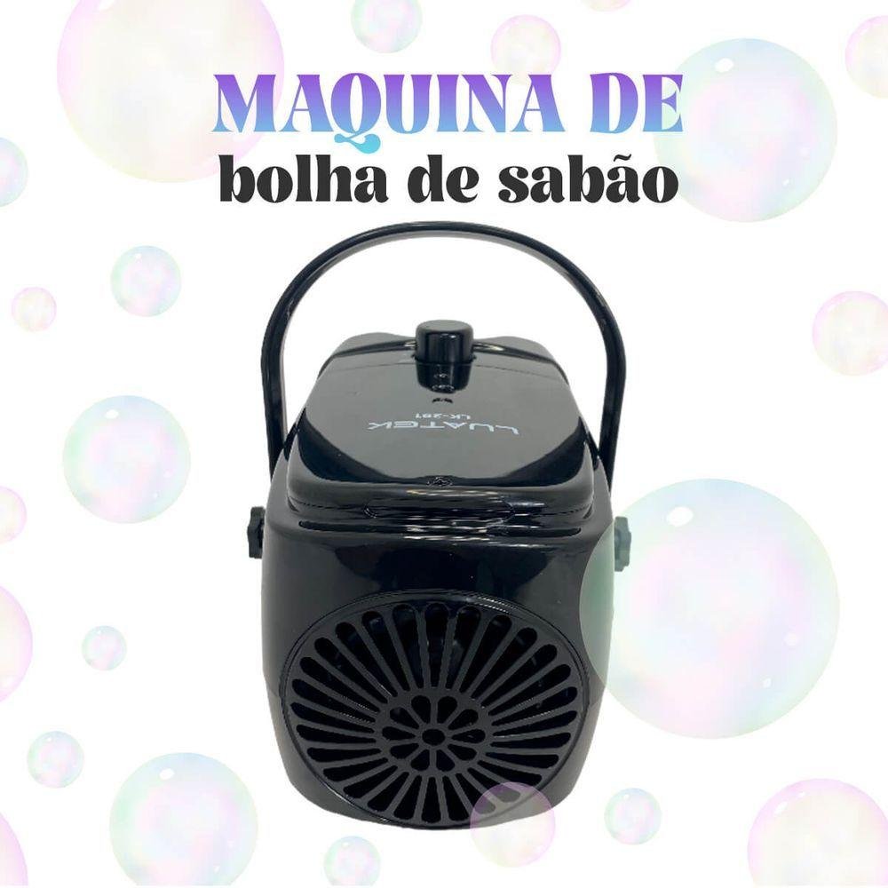 Máquina de Bolhas Portátil 320ml com Cabo Usb Duas Conexões - 4