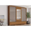 Ver imagem 2 de Guarda Roupa Casal Delvin 3 Portas Cinamomo/Off/Avela Henn
