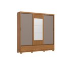 Ver imagem 3 de Guarda Roupa Casal Delvin 3 Portas Cinamomo/Off/Avela Henn