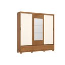 Ver imagem 4 de Guarda Roupa Casal Delvin 3 Portas Cinamomo/Off/Avela Henn