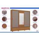 Ver mais imagens de Guarda Roupa Casal Delvin 3 Portas Cinamomo/Off/Avela Henn