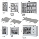 Ver imagem 4 de Cozinha Completa Americana 6 Peças Branco com Tampo - Móveis Henn