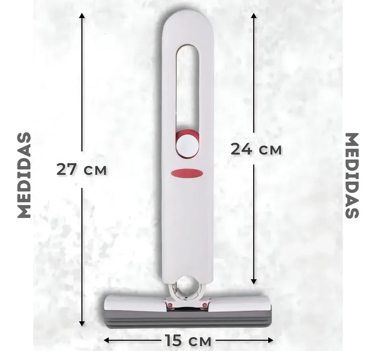 Mini Mop Rodo Esfregão Portátil Dobrável de Limpeza Multiuso - 1
