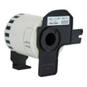 Ver imagem 1 de Rolo de Etiqueta Termica Compativel Brother Dk22113 - 62mmx15,24mts Continua Preto/transp