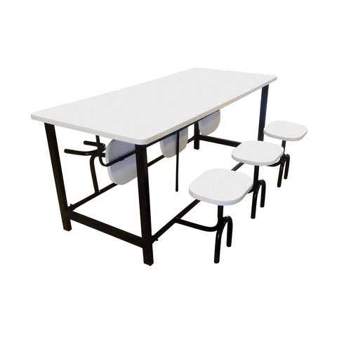 Mesa de Refeitório Escamoteável - 6 Lugares