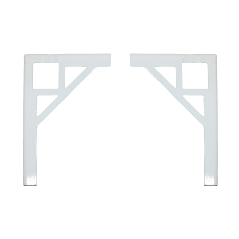 Mão Francesa Pequena 10x15cm Quadrada BRANCA All Style