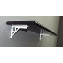 Ver imagem 3 de Mão Francesa Pequena 10x15cm Quadrada BRANCA All Style